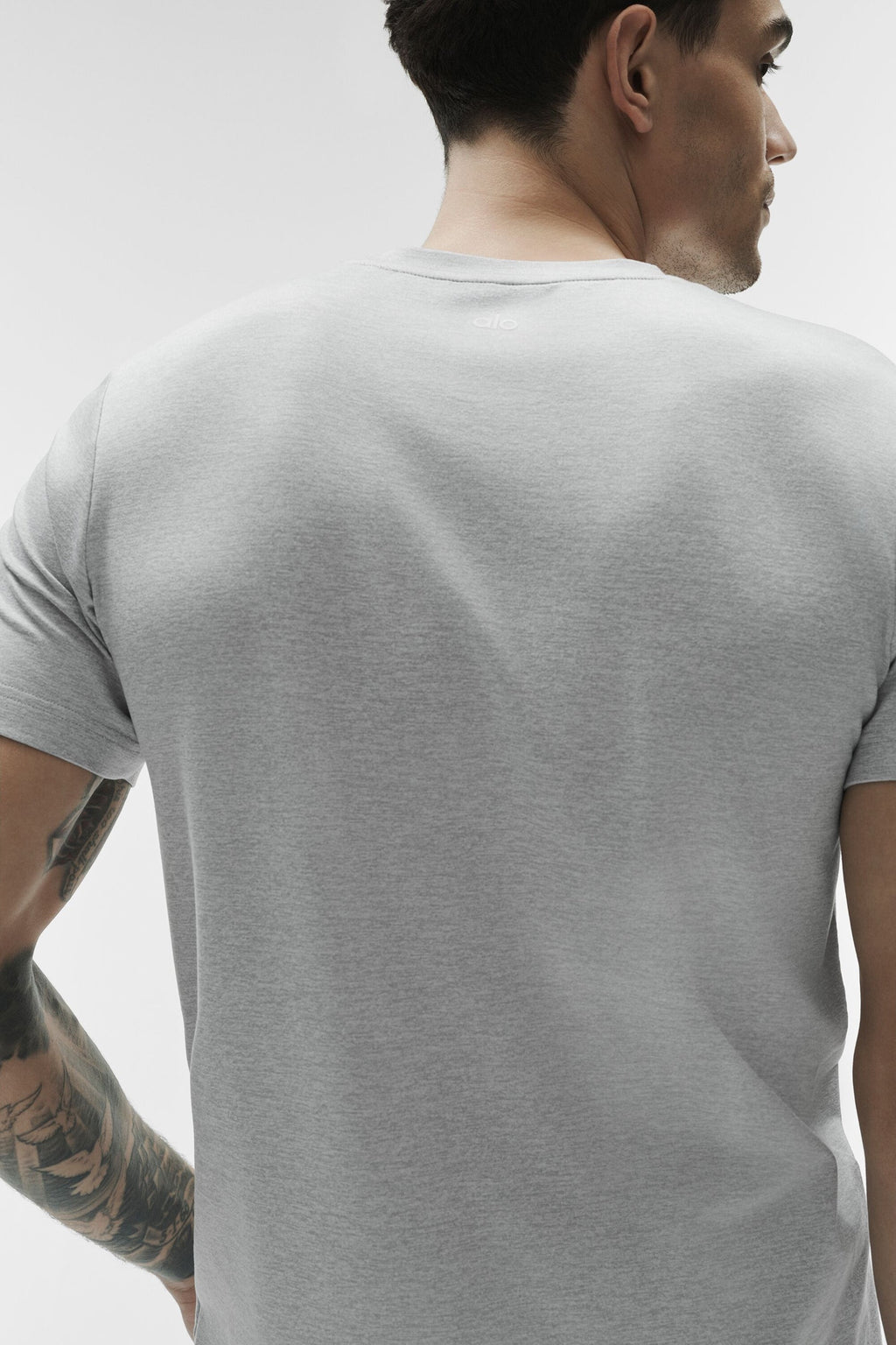 Conquer Reform Crewneck Short Sleeve - Athletic Heather Grey image 3