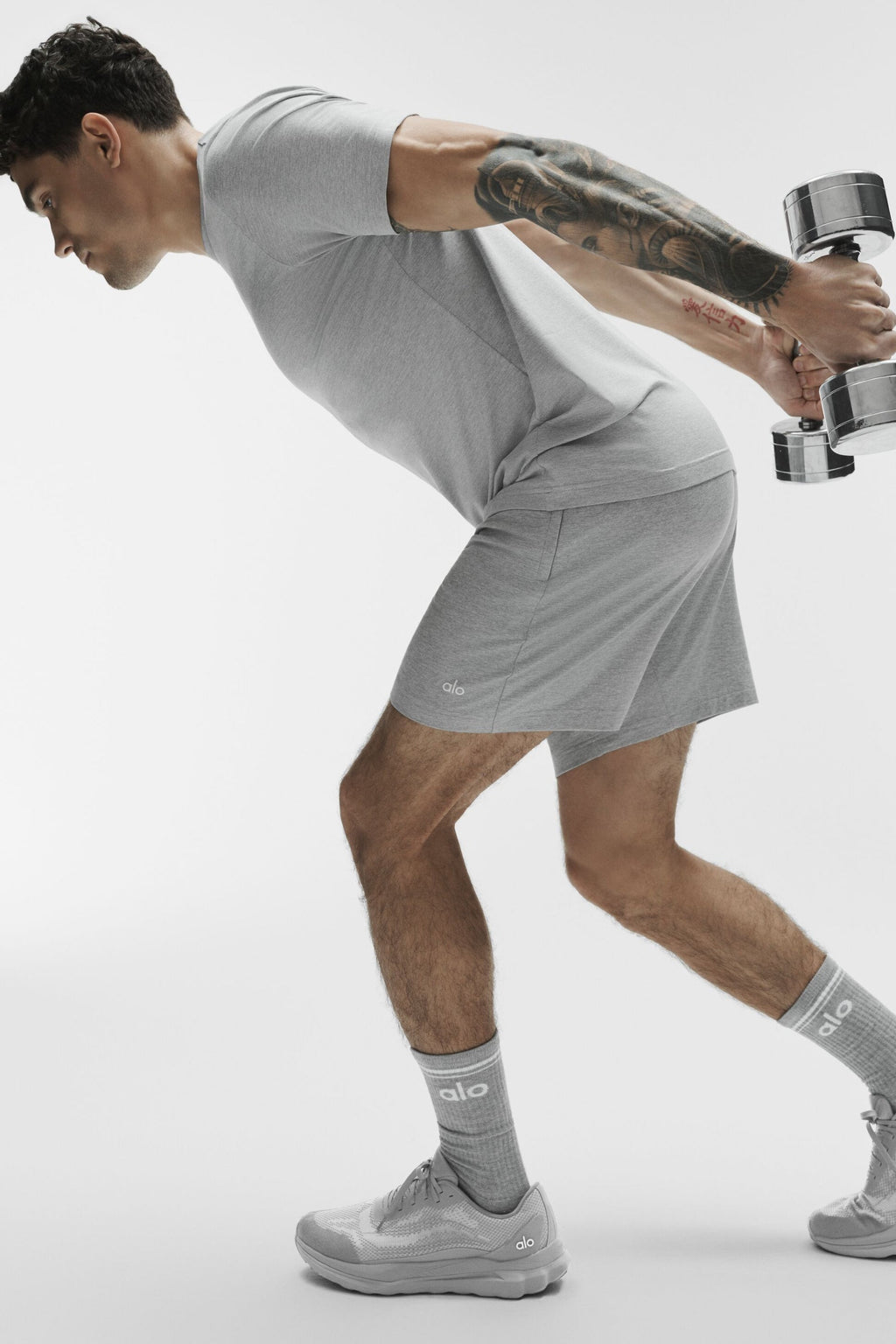 Conquer Reform Crewneck Short Sleeve - Athletic Heather Grey image 5