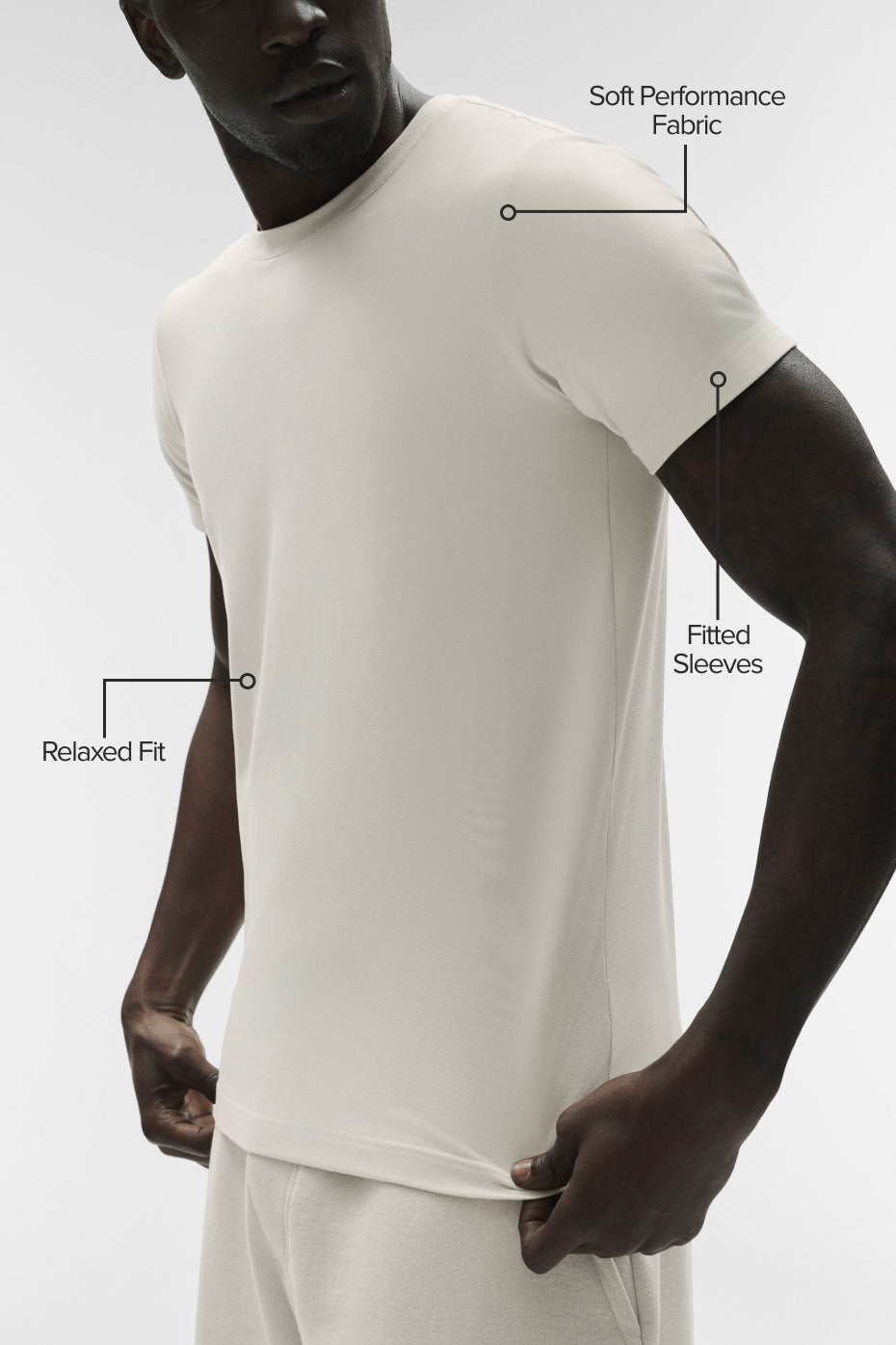 Conquer Reform Crewneck Short Sleeve - Bone image 2