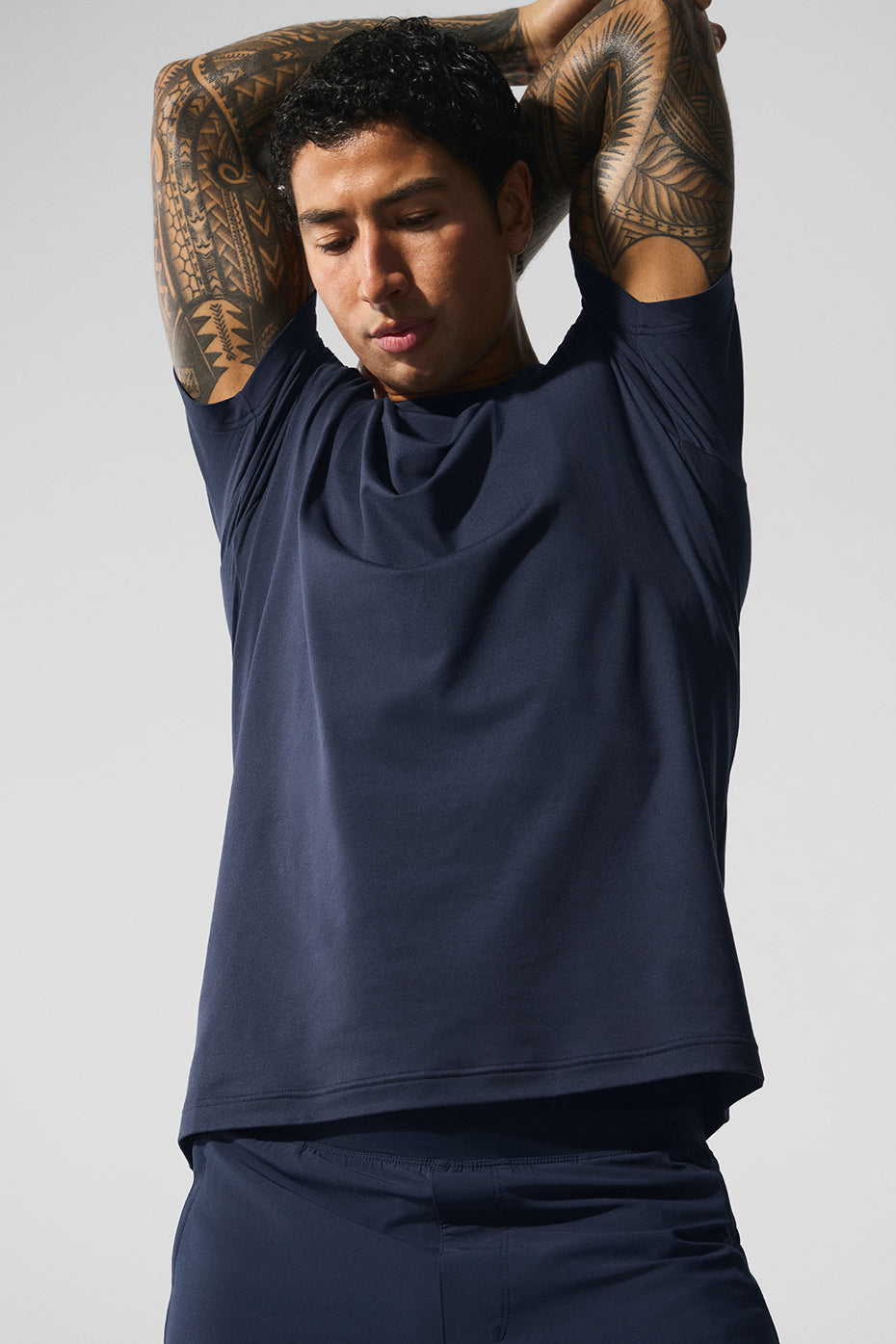 Conquer Reform Crewneck Short Sleeve - Navy image 3