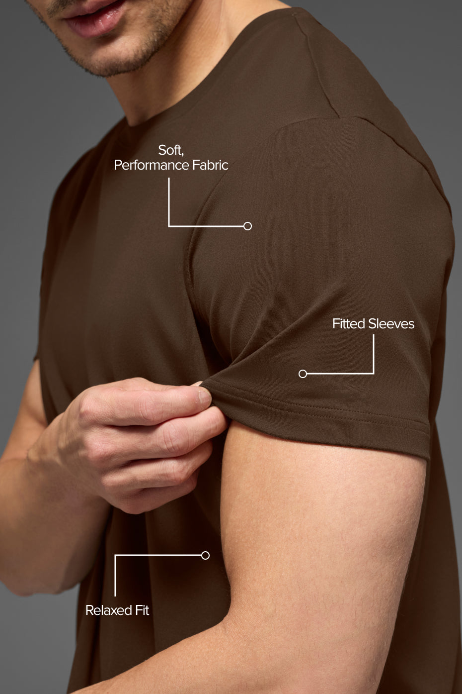 Conquer Reform Crewneck Short Sleeve - Espresso image 2