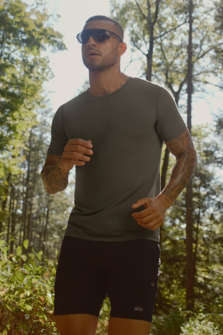 Conquer Reform Crewneck Short Sleeve - Olive Tree image 1