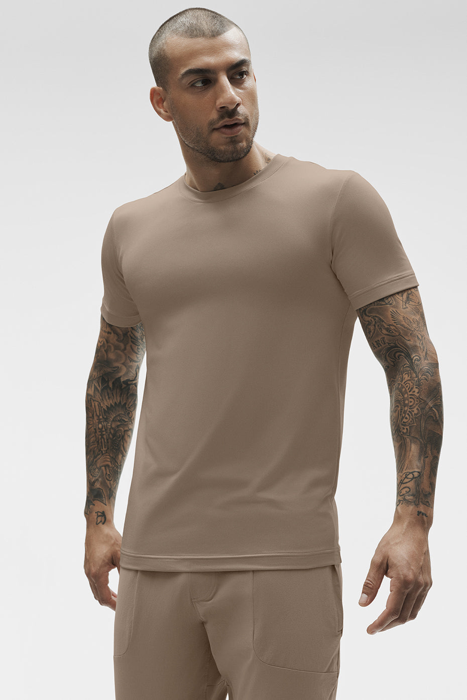 Conquer Reform Crewneck Short Sleeve - Gravel image 1