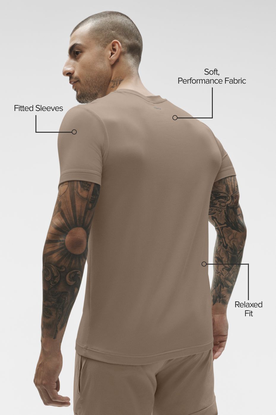 Conquer Reform Crewneck Short Sleeve - Gravel image 2