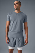 Conquer Reform Crewneck Short Sleeve - Steel Grey image 1