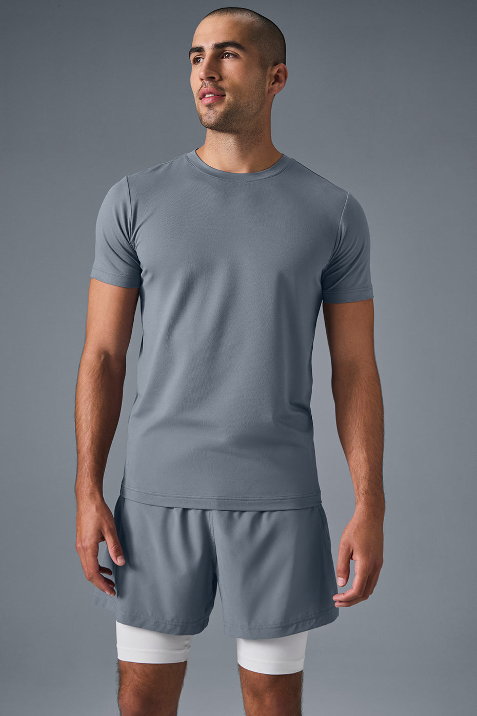 Conquer Reform Crewneck Short Sleeve - Steel Grey image 1
