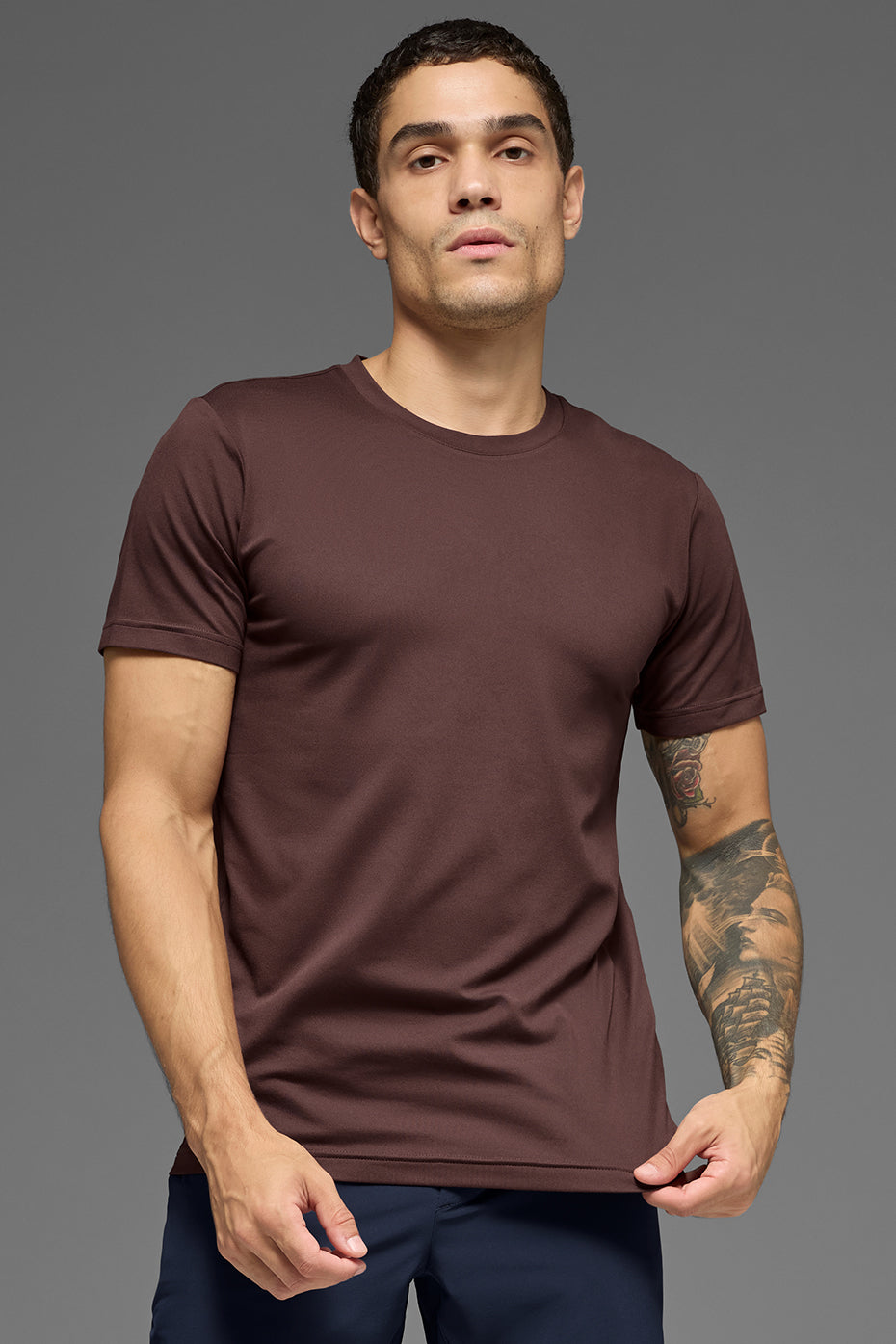 Conquer Reform Crewneck Short Sleeve - Brownstone image 3