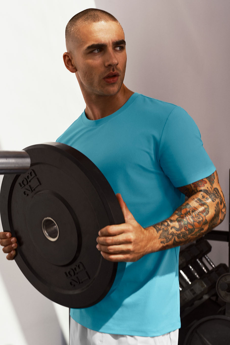 Conquer Reform Crewneck Short Sleeve - Blue Breeze image 1