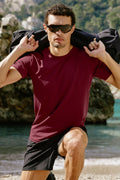 Conquer Reform Crewneck Short Sleeve - Garnet image 1