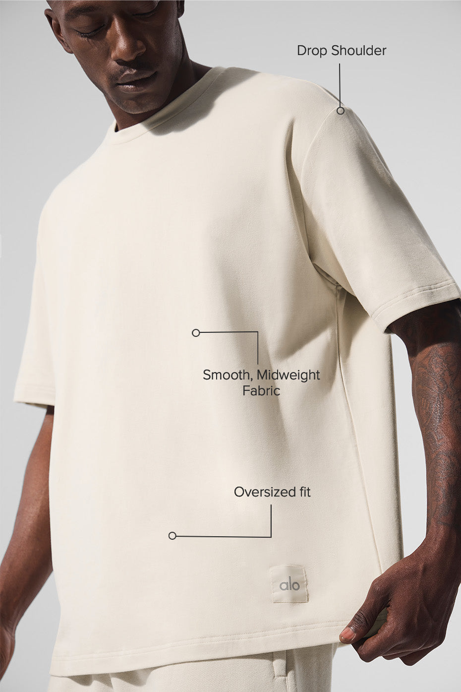 Double Take Short Sleeve - Bone image 2