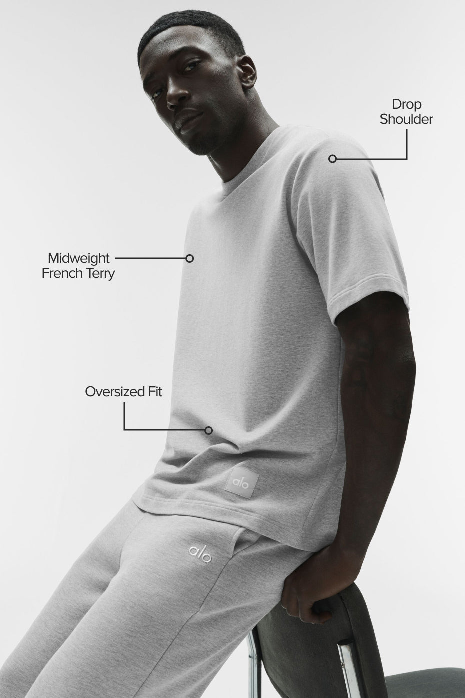 Double Take Short Sleeve - Athletic Heather Grey image 2