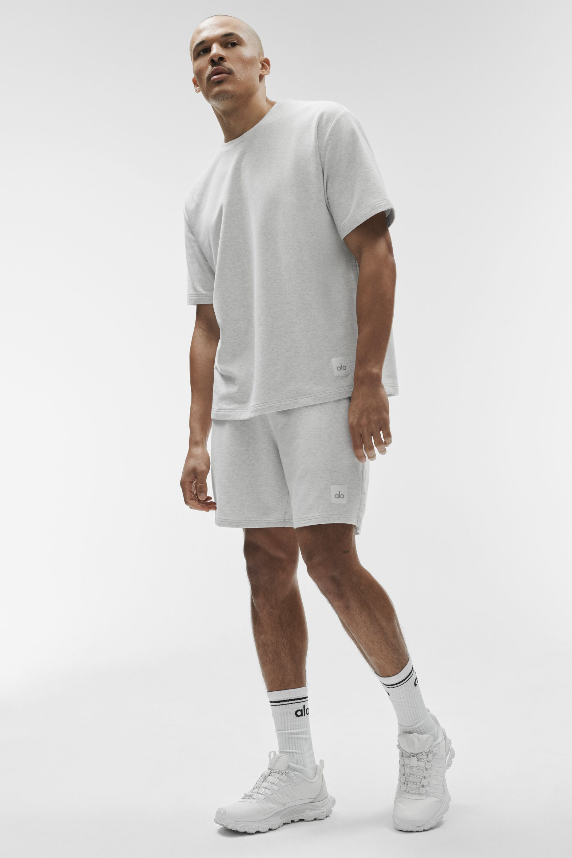 Double Take Short Sleeve - White Heather image 4