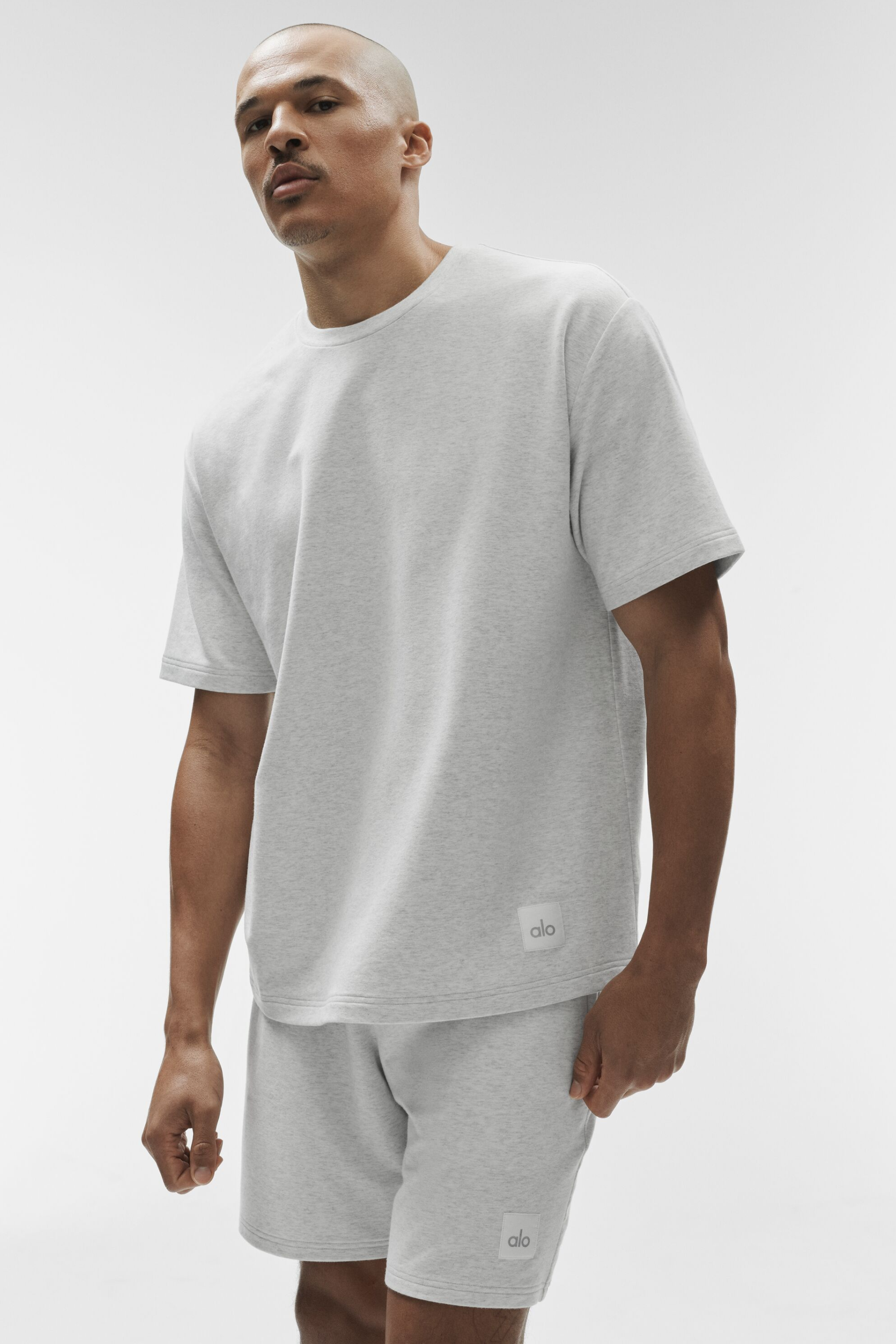 Double Take Short Sleeve - White Heather image 3