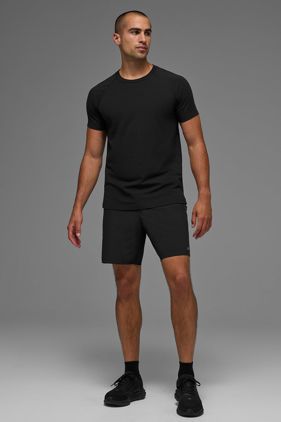 ALO Vapor Crewneck Short Sleeve - Black image 6