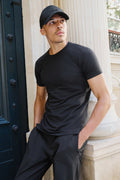 ALO Vapor Crewneck Short Sleeve - Black image 1