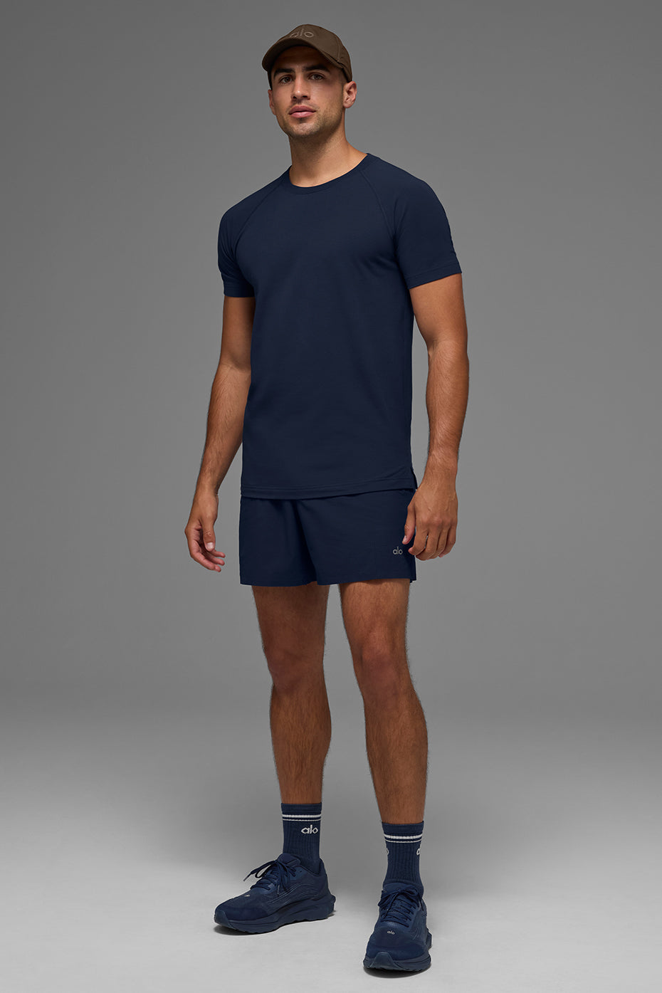 ALO Vapor Crewneck Short Sleeve - Navy image 5