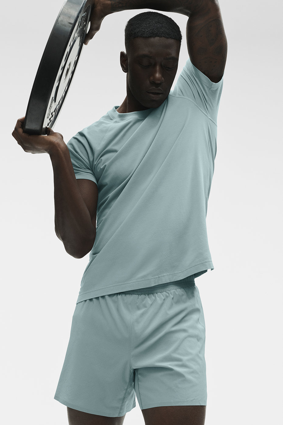 ALO Vapor Crewneck Short Sleeve - Desert Sage image 4