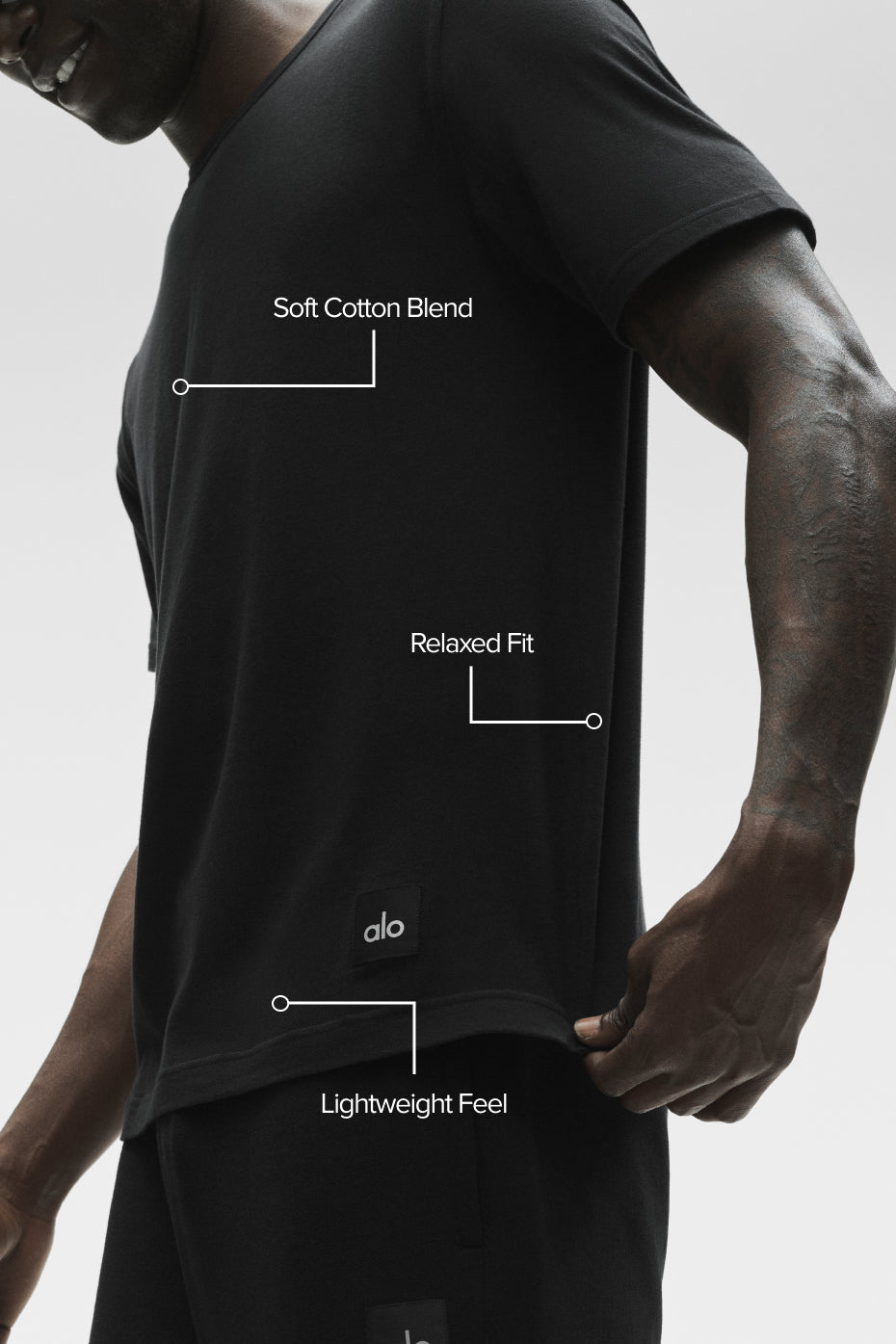 Essential Short Sleeve Street Tee - Black image 2