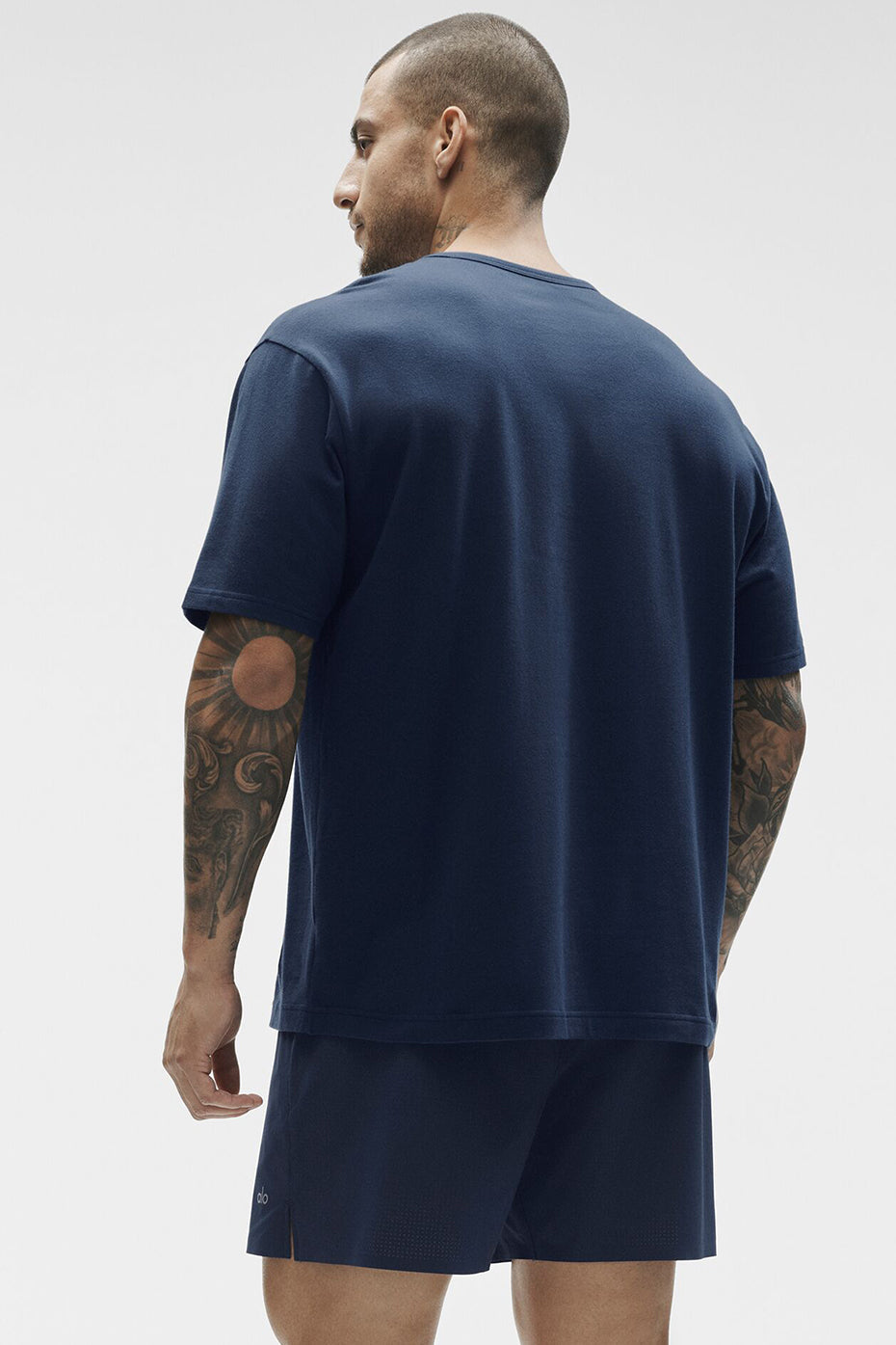 Essential Short Sleeve Street Tee - Navy image 4