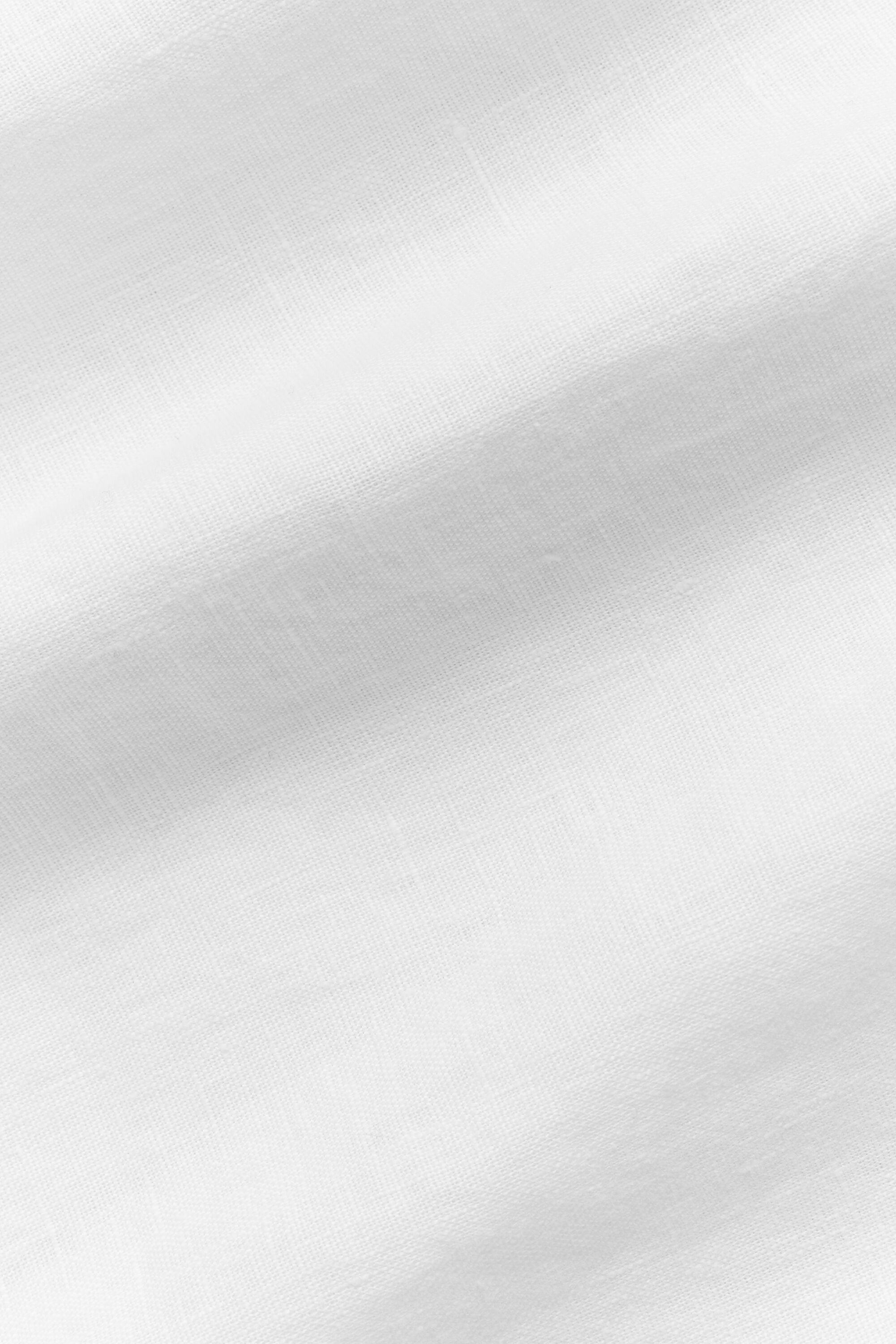 Linen Days Short Sleeve Button Up - White image 5