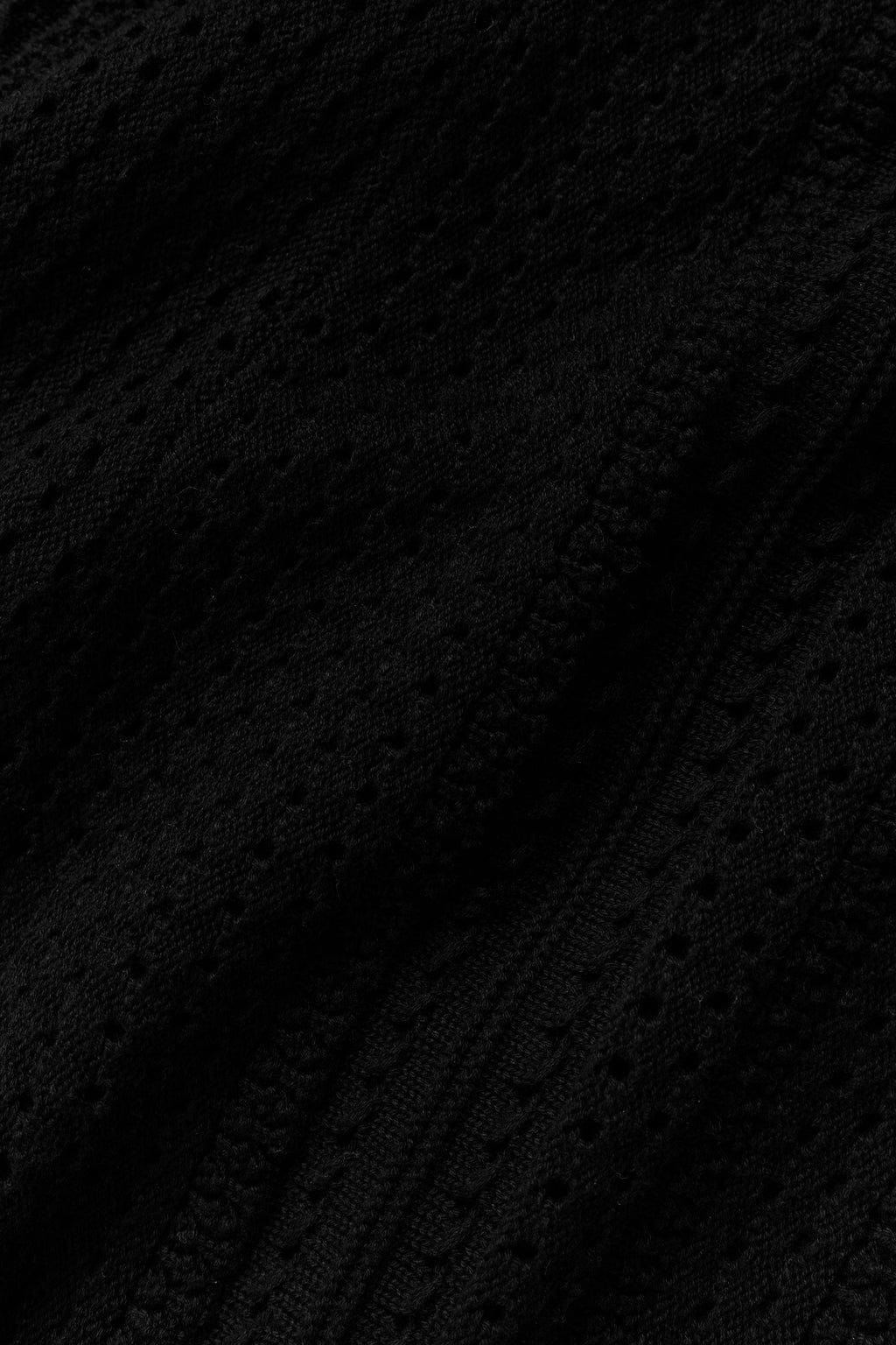 Coastline Knit Short Sleeve Polo - Black image 7