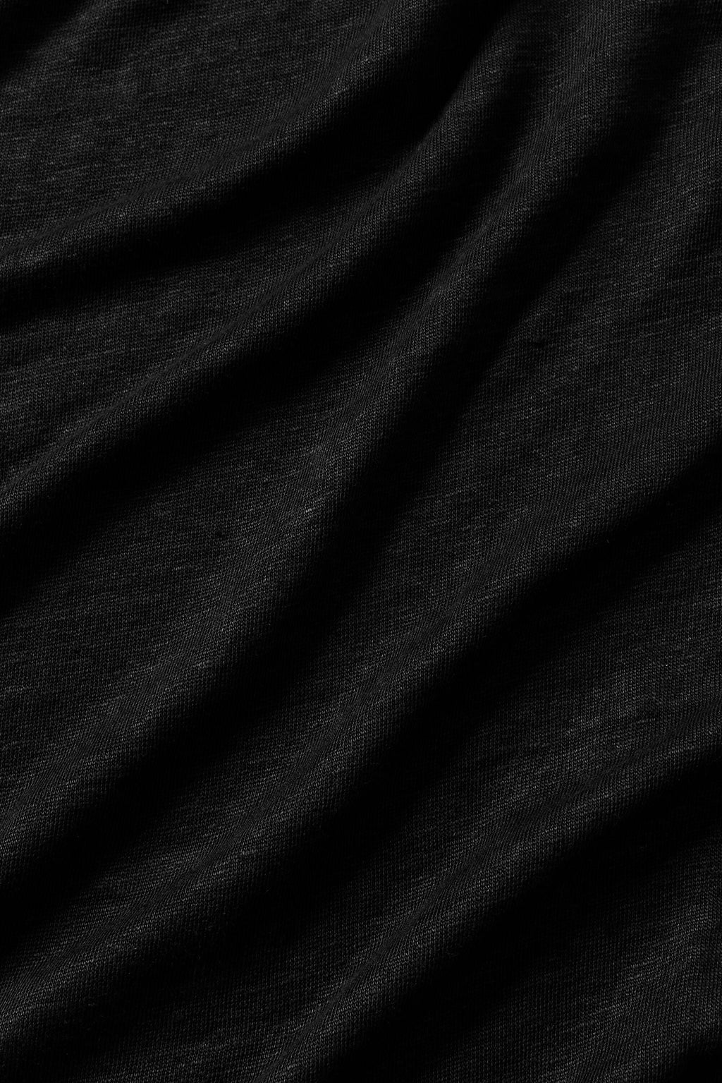 Linen Jersey Coastal Short Sleeve Tee - Black image 6