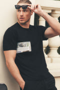 Cotton Cashmere Ever Soft Short Sleeve Crew - Black image 1