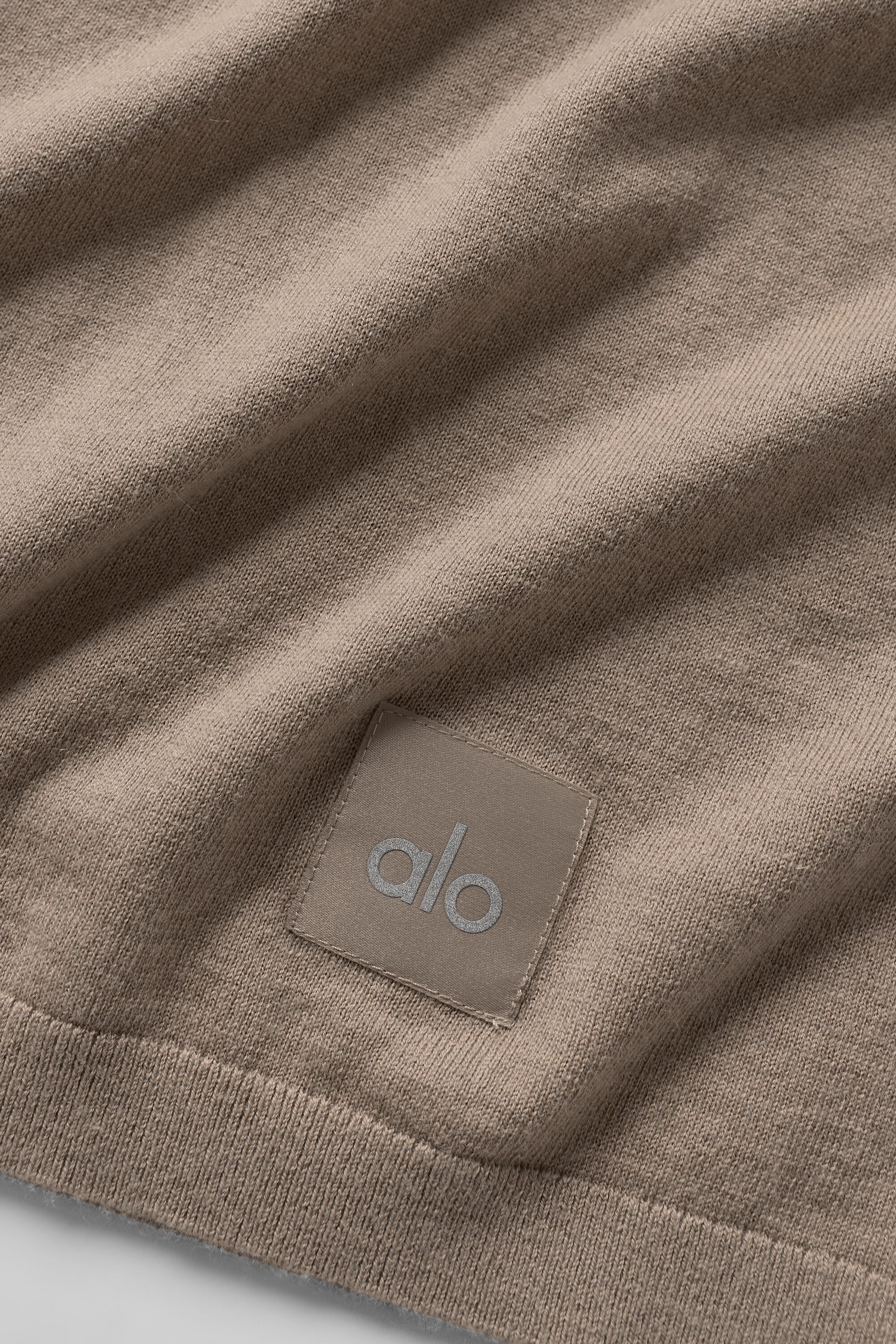 Cotton Cashmere Ever Soft Short Sleeve Crew - Gravel image 7