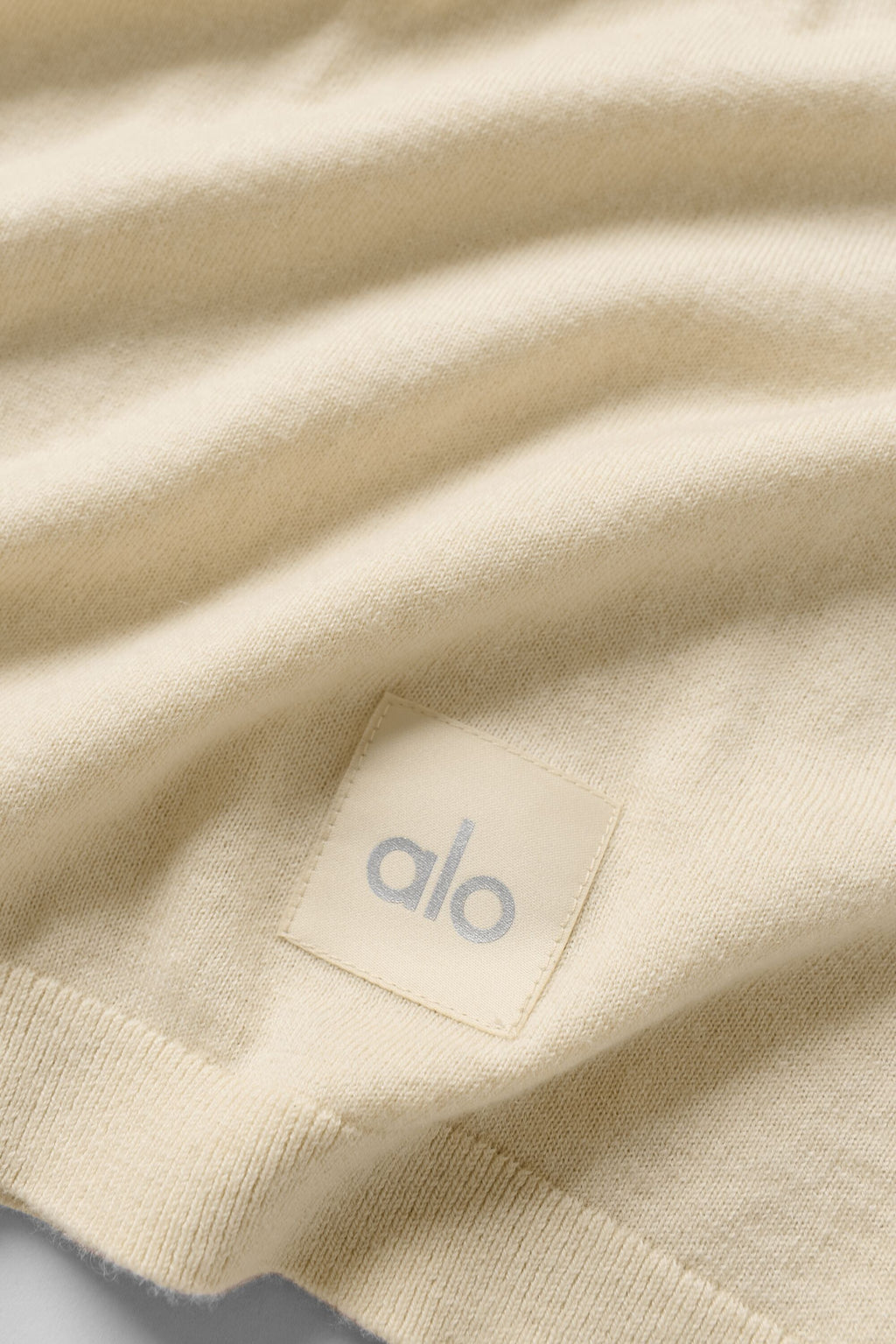 Cotton Cashmere Ever Soft Short Sleeve Crew - Sandy Beige image 6