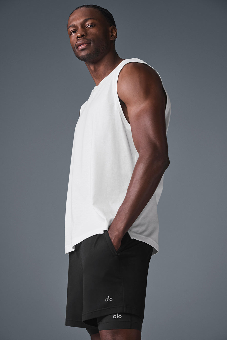 The Triumph Muscle Tank - White image 3