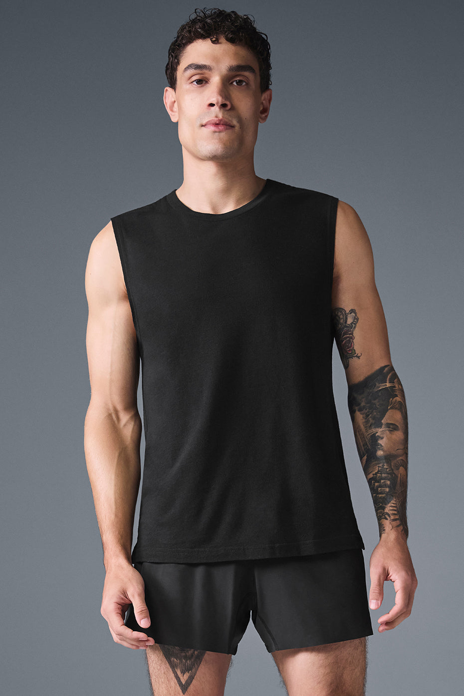 The Triumph Muscle Tank - Black image 1