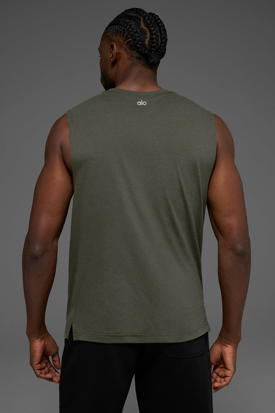 The Triumph Muscle Tank - Stealth Green image 2