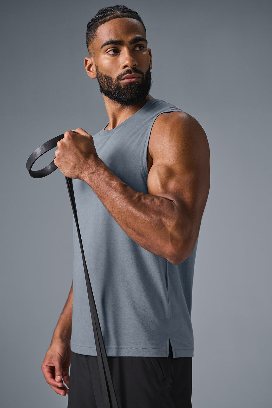 The Triumph Muscle Tank - Steel Grey image 3