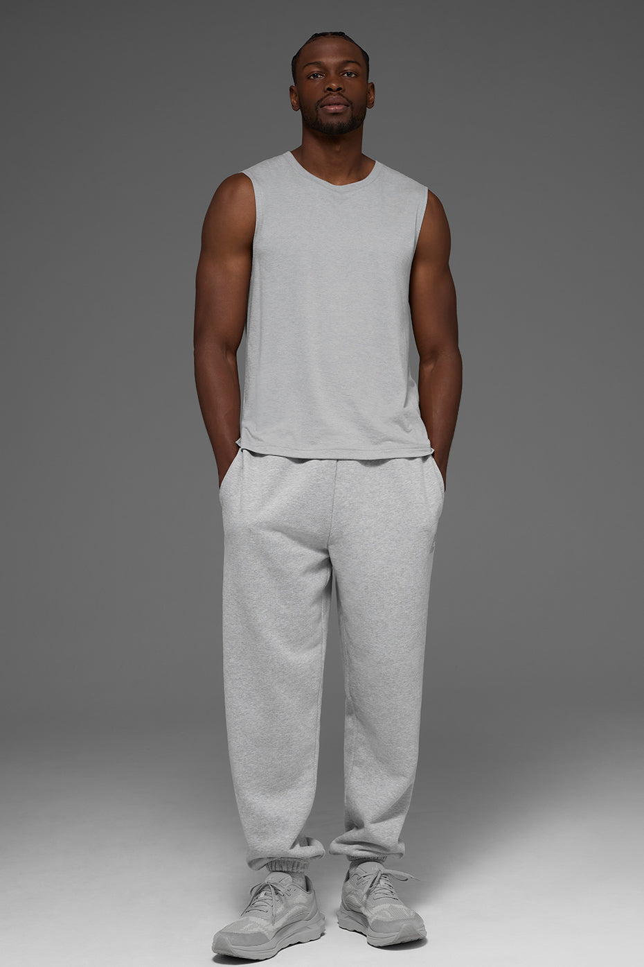 The Triumph Muscle Tank - Athletic Heather Grey image 3