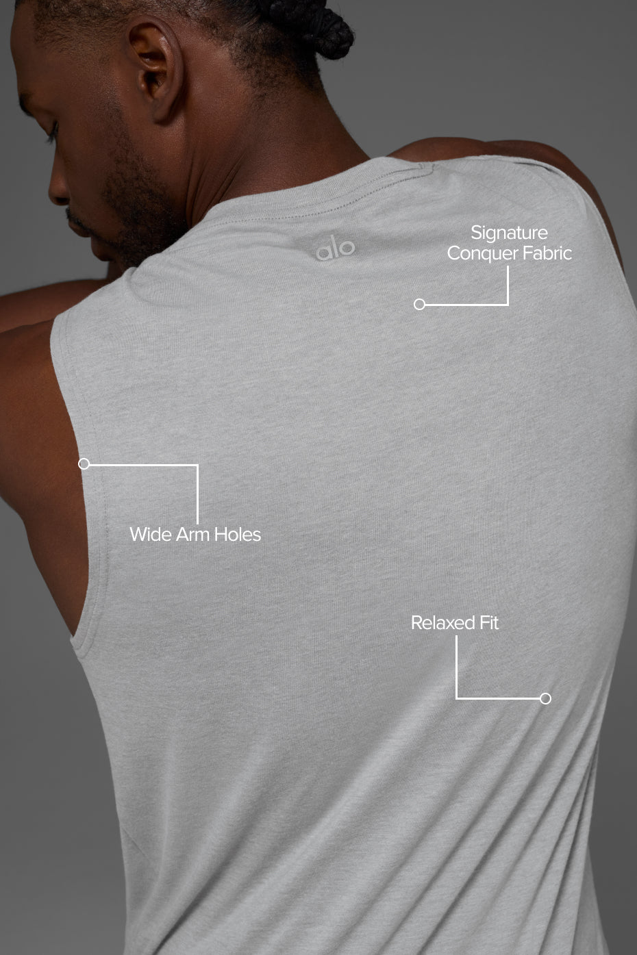 The Triumph Muscle Tank - Athletic Heather Grey image 2