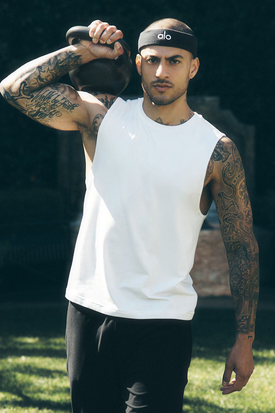 Conquer Muscle Tank - White image 1