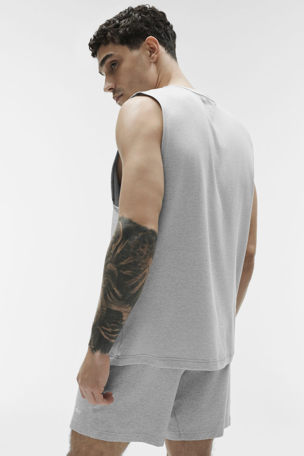 Conquer Muscle Tank - Athletic Heather Grey image 5