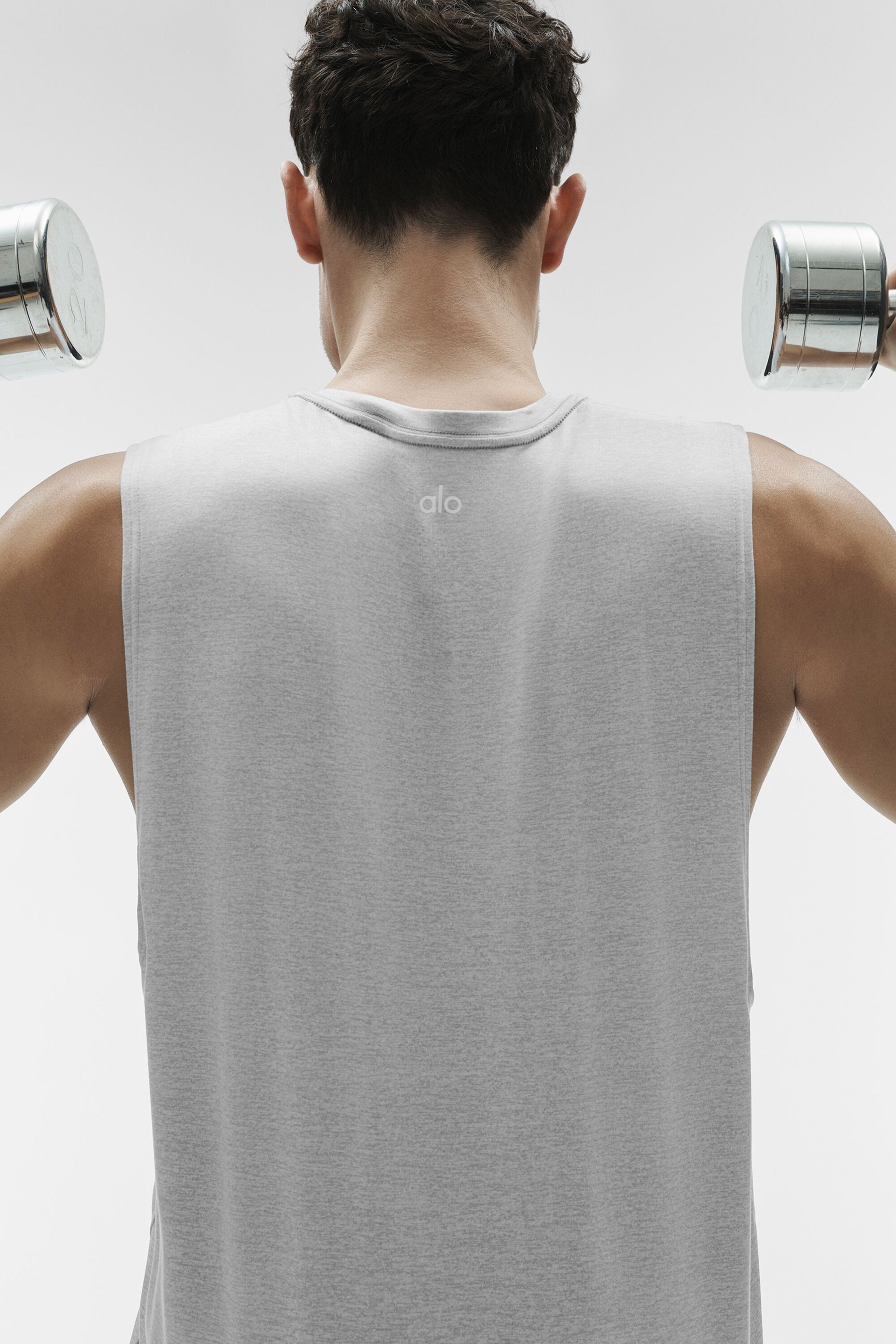 Conquer Muscle Tank - Athletic Heather Grey image 3
