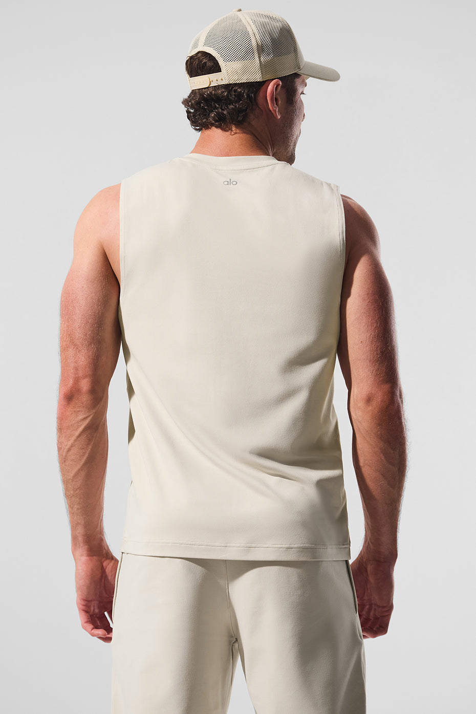 Conquer Muscle Tank - Bone image 3