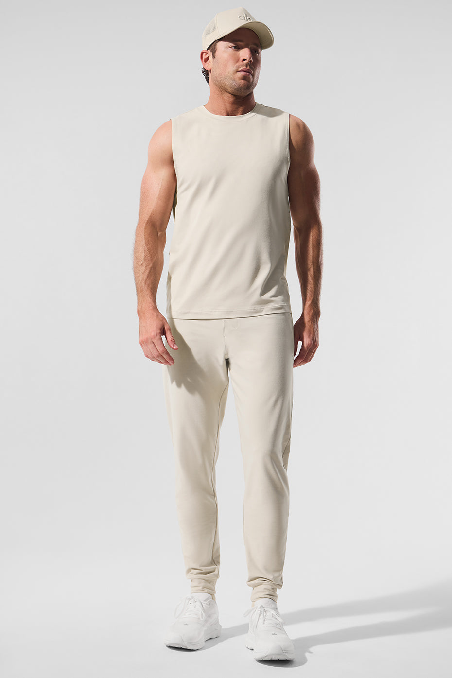 Conquer Muscle Tank - Bone image 5