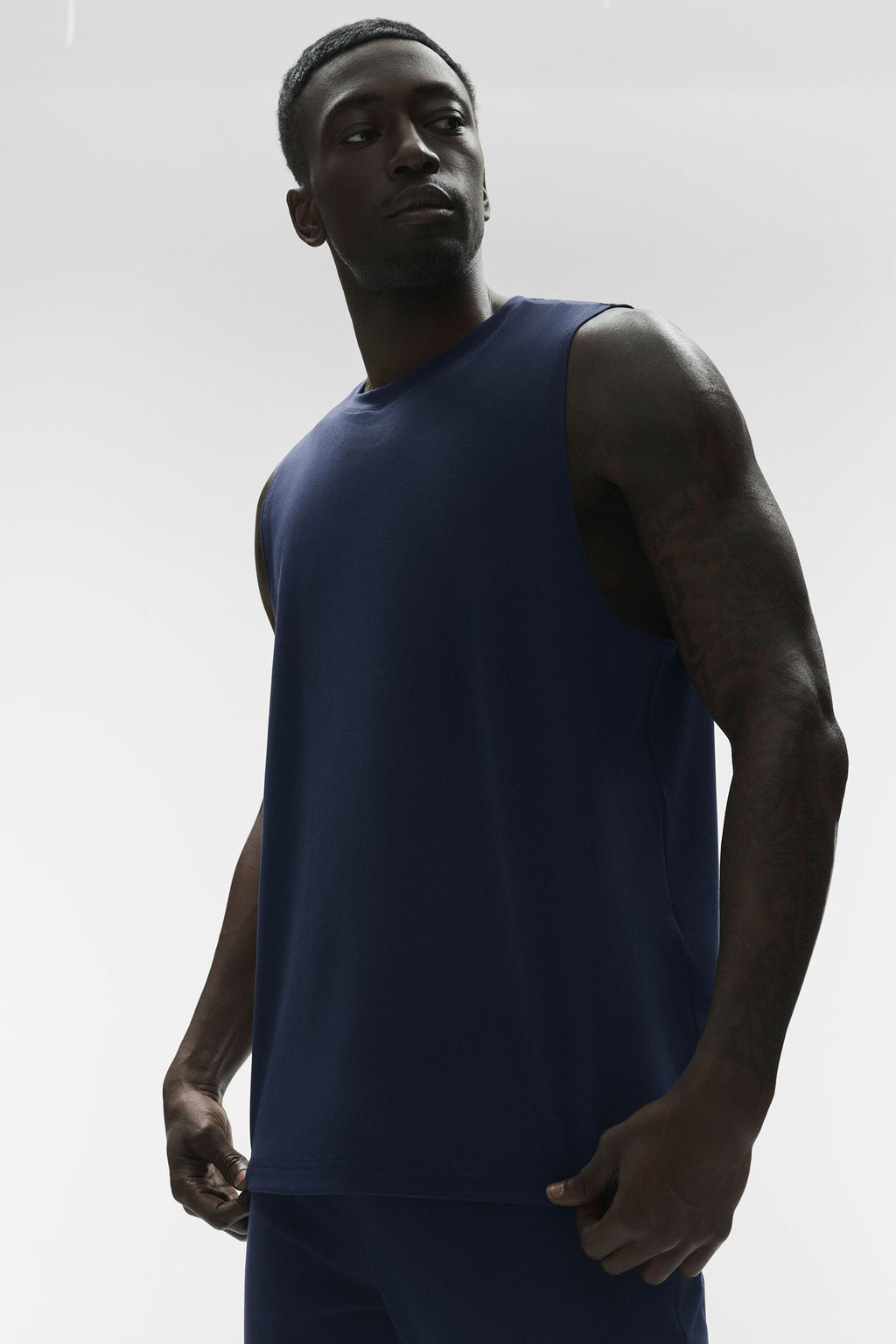 Conquer Muscle Tank - Navy image 1
