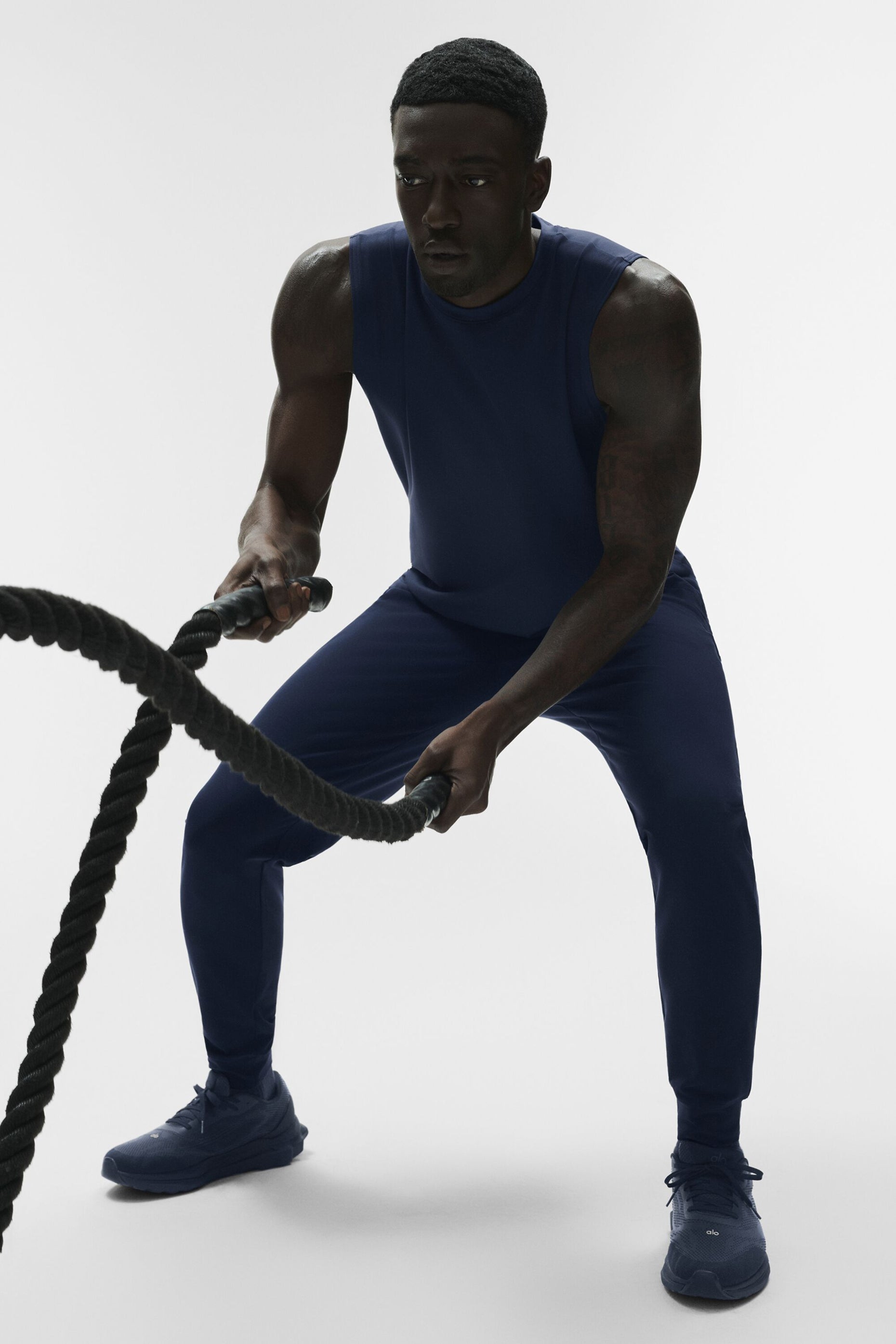 Conquer Muscle Tank - Navy image 4