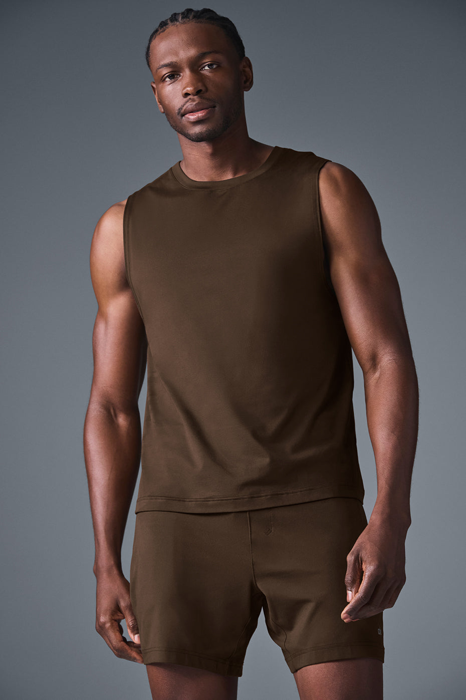 Conquer Muscle Tank - Espresso image 4