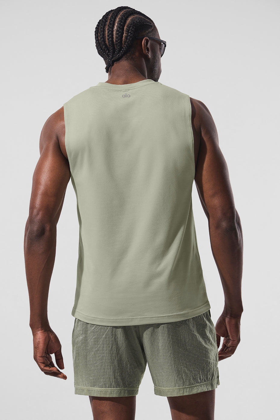 Conquer Muscle Tank - Limestone image 2