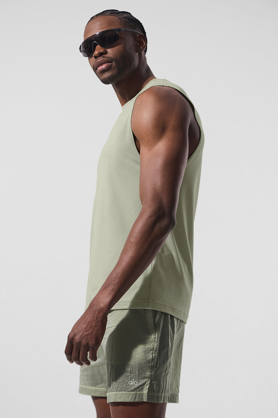 Conquer Muscle Tank - Limestone image 4