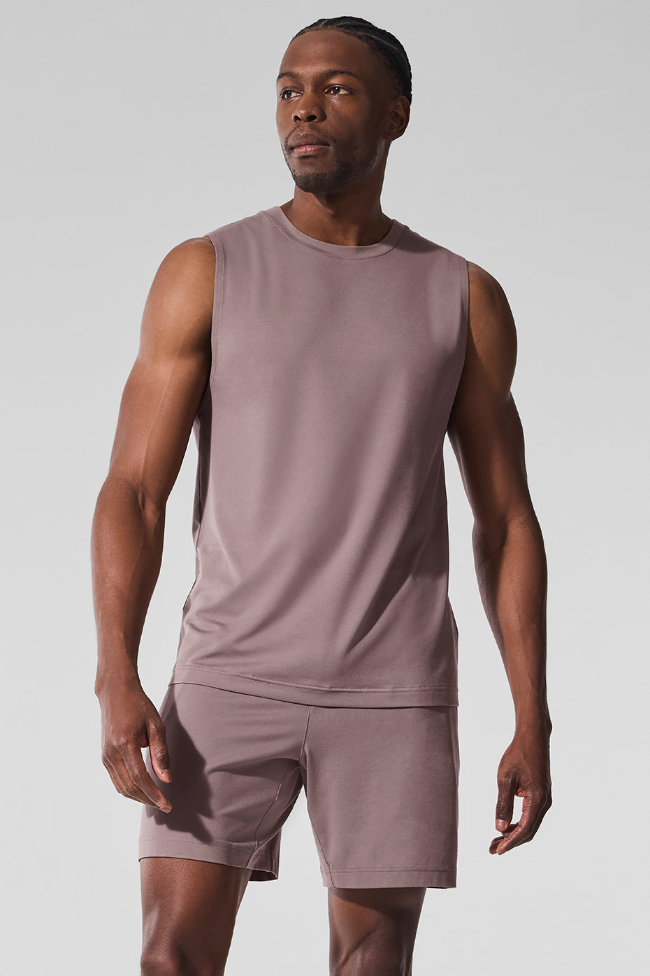 Conquer Muscle Tank - Mushroom image 1