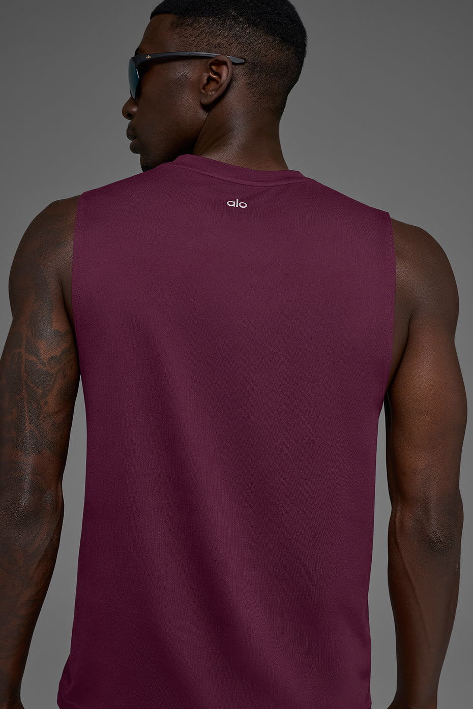 Conquer Muscle Tank - Burgundy image 3
