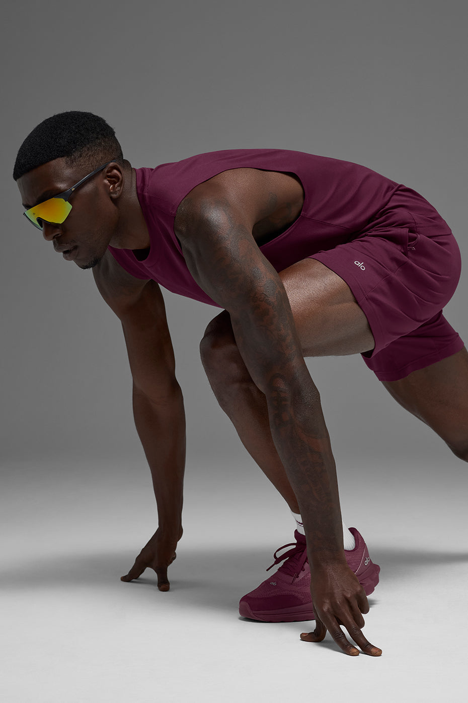 Conquer Muscle Tank - Burgundy image 5