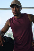 Conquer Muscle Tank - Burgundy image 1
