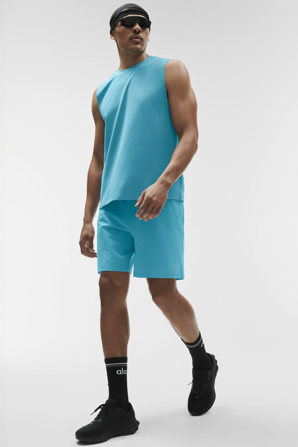 Conquer Muscle Tank - Blue Breeze image 4